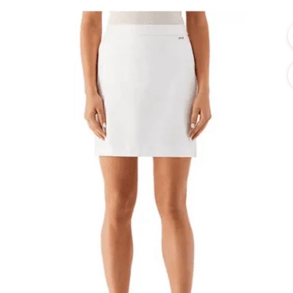 Classic White Stretch Mini Skort - Women